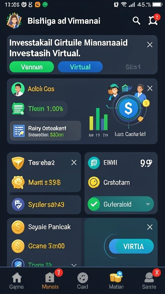 Karakter yang dapat diupgrade dan menambah pengalaman bermain.