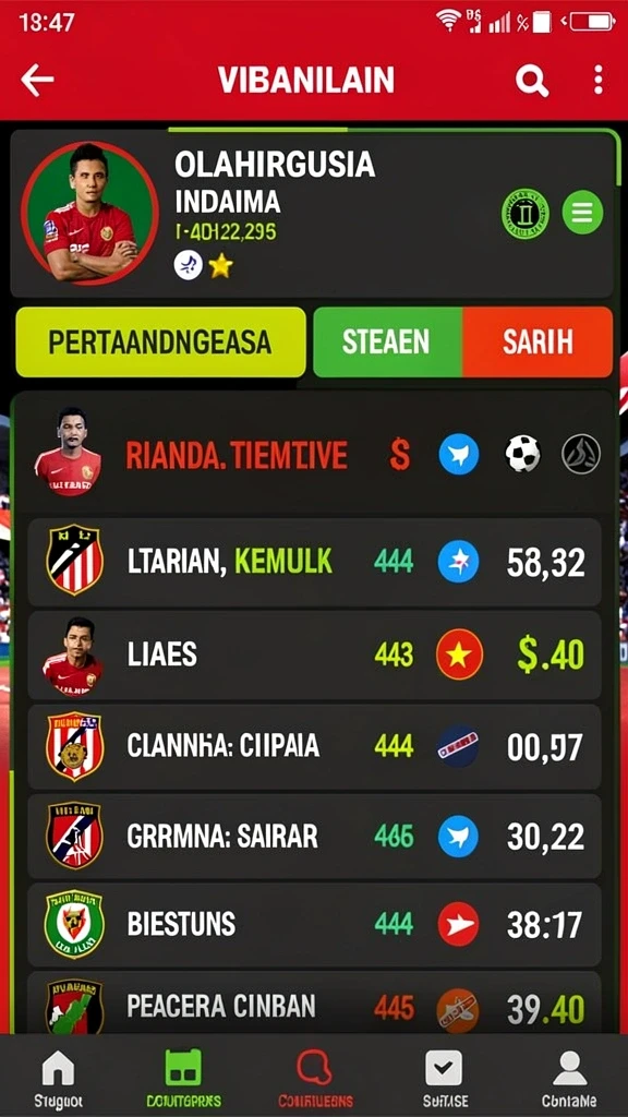 Pilihan karakter yang beragam untuk dipilih.