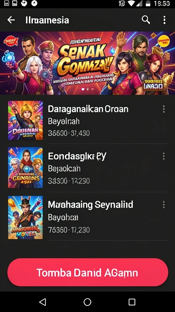 Momen seru saat menyelesaikan tantangan.