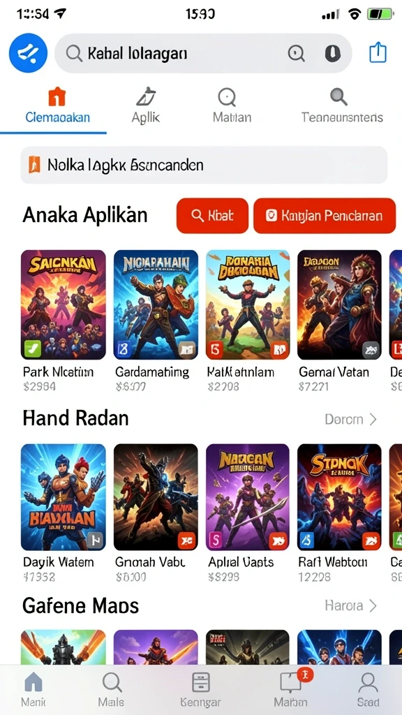 Karakter unik yang bisa dipilih dalam permainan.