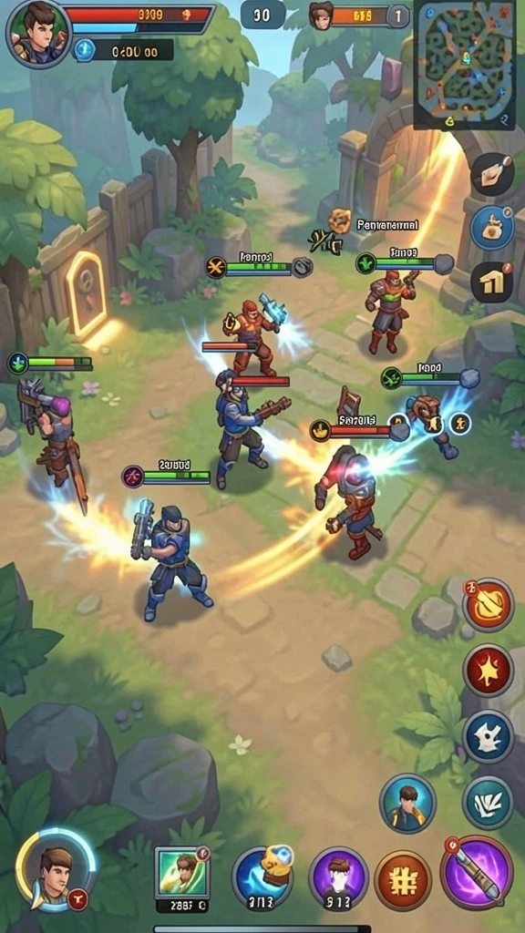 Mode multiplayer seru untuk bermain bersama teman.