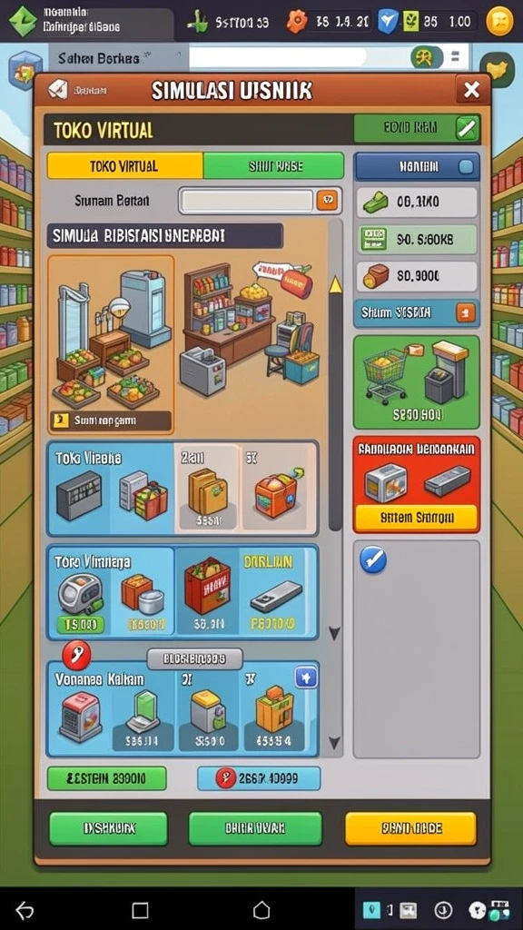 Layar saat pemain berinteraksi dengan teman dalam mode multiplayer.