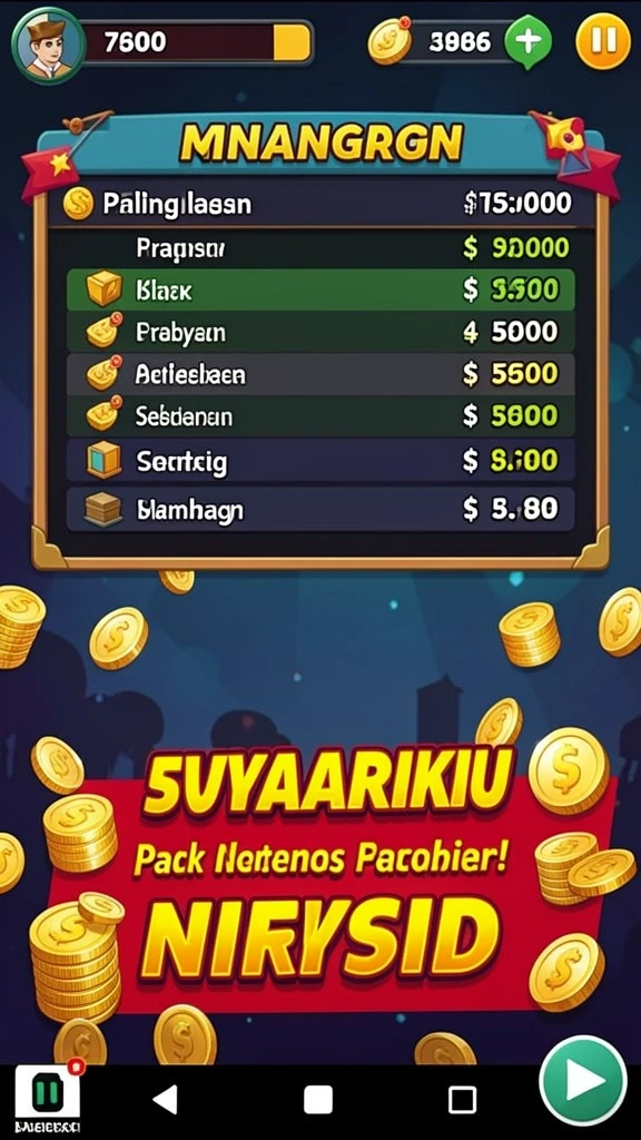 Tampilan level pertama yang penuh warna dan menantang.