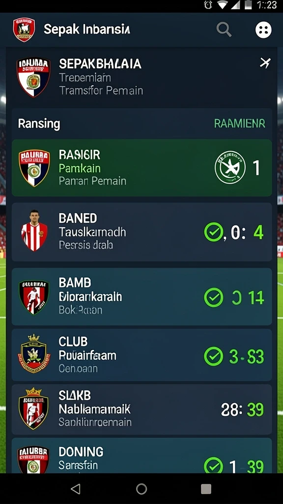 Tampilan antarmuka yang intuitif dan menarik.