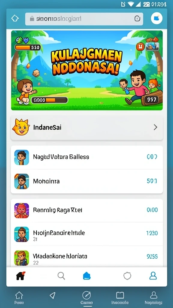 Antarmuka permainan yang mudah digunakan dan intuitif.