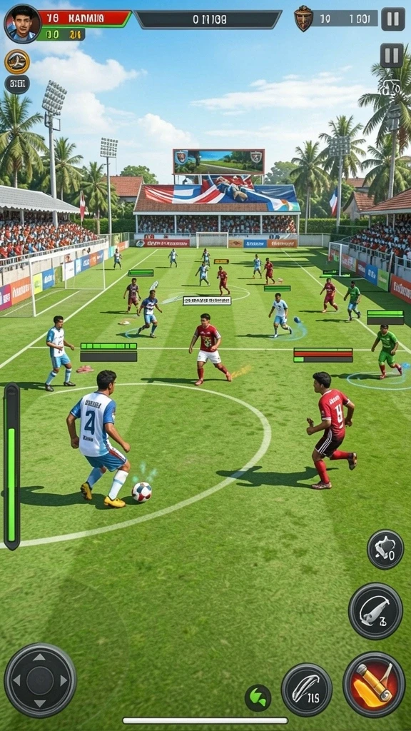 Grafik menawan yang memukau penglihatan.