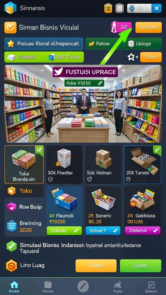 Tangkapan layar memperlihatkan antarmuka gameplay yang menarik.