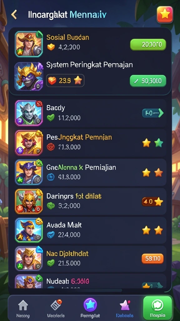 Tampilan awal yang menarik dan intuitif.
