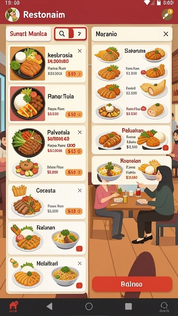 Contoh tantangan yang beragam di setiap level.