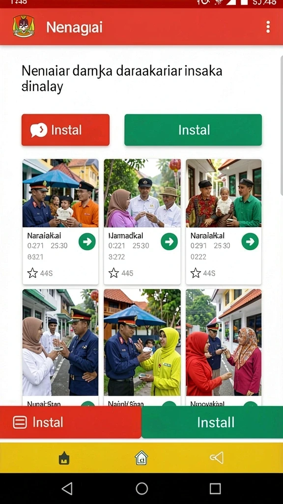 Screenshot menunjukkan gameplay yang menegangkan dan seru.