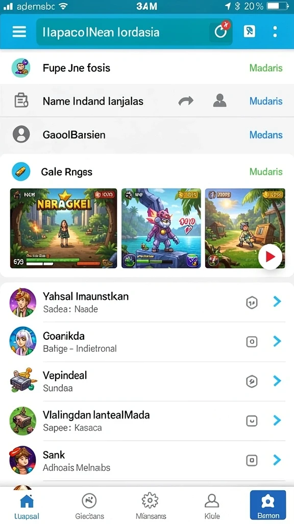 Tampilan antarmuka yang menarik dan intuitif.