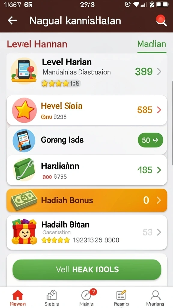 Karakter unik yang bisa dipilih pemain.