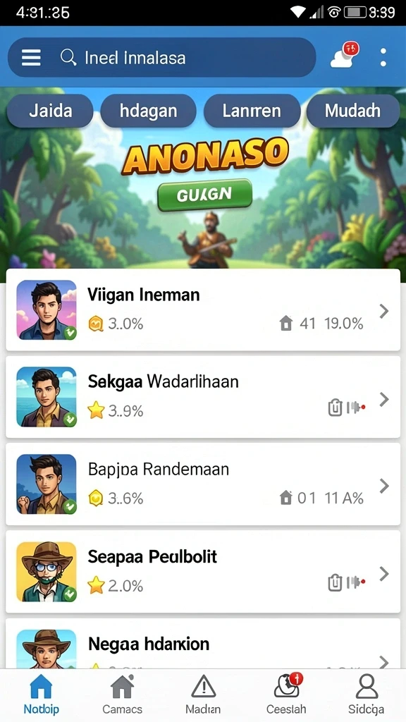 Mode multiplayer yang memungkinkan bersaing dengan pemain lain.