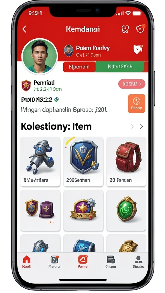 Pemandangan indah grafis dalam game HINOTOTO.