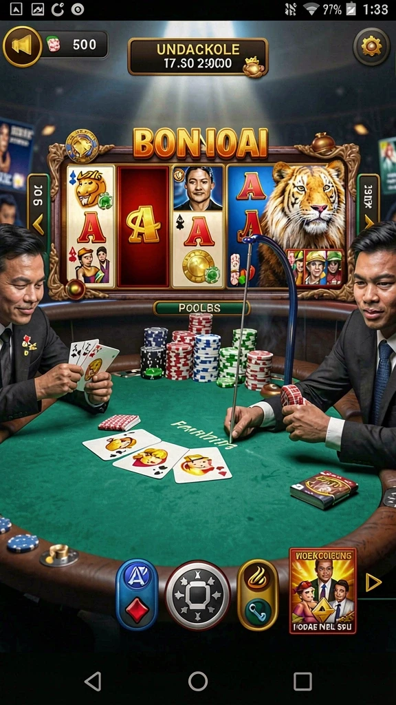 Tangkapan layar aksi karakter utama di tengah pertempuran.