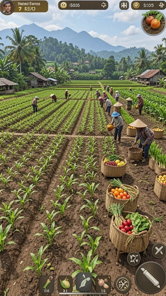 Tampilan utama yang menarik dengan berbagai pilihan permainan.