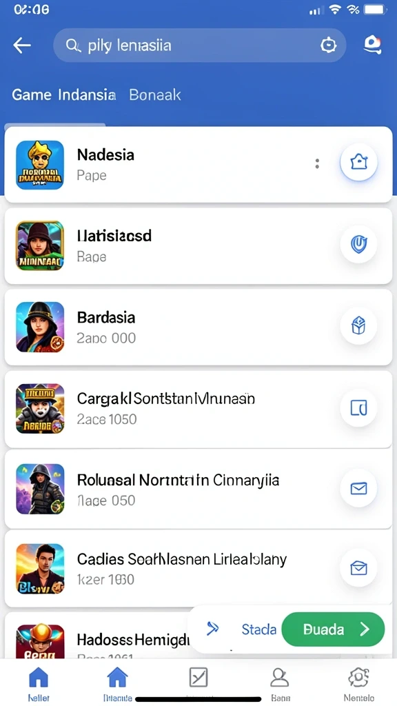 Tampilan awal yang menarik dan sederhana.