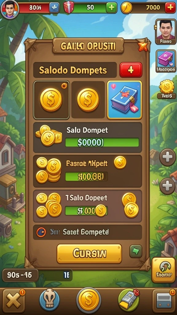 Berbagai jenis permainan casino untuk dipilih.