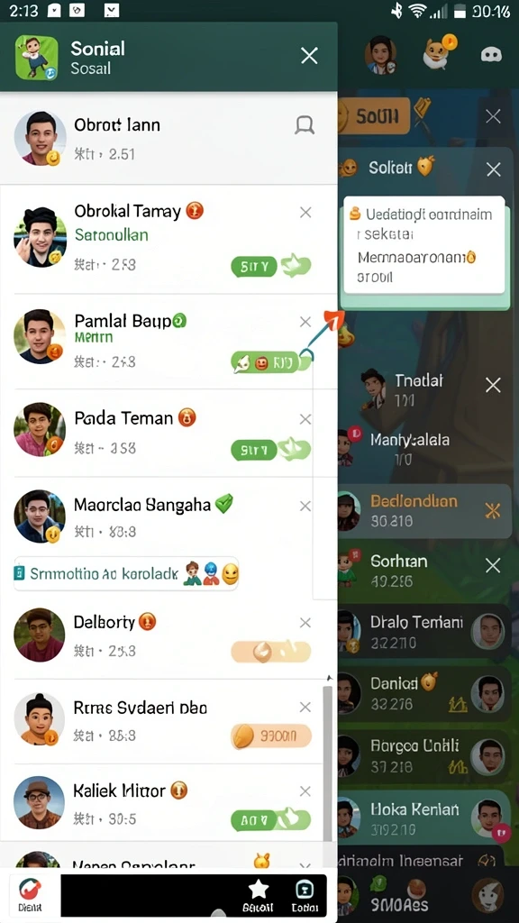 Tangkapan layar menampilkan karakter utama dalam aksi.