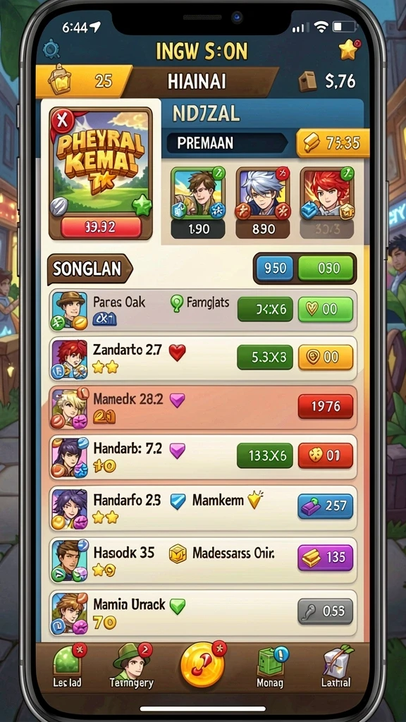 Tampilan awal game yang cerah dan menarik.