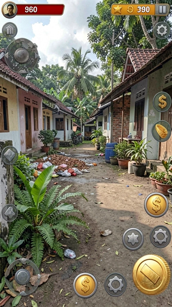 Screenshot memperlihatkan fitur multiplayer dengan teman-teman.