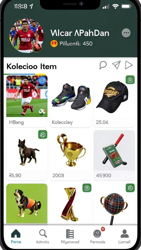 Tampilan antarmuka yang menarik dan user-friendly.