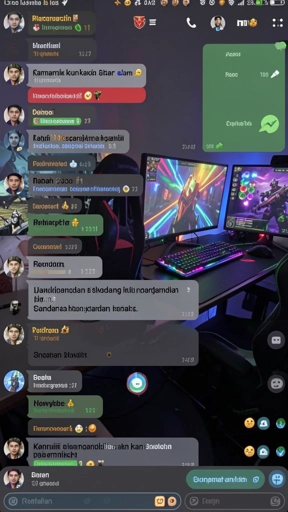Komunitas aktif yang mendukung pemain.