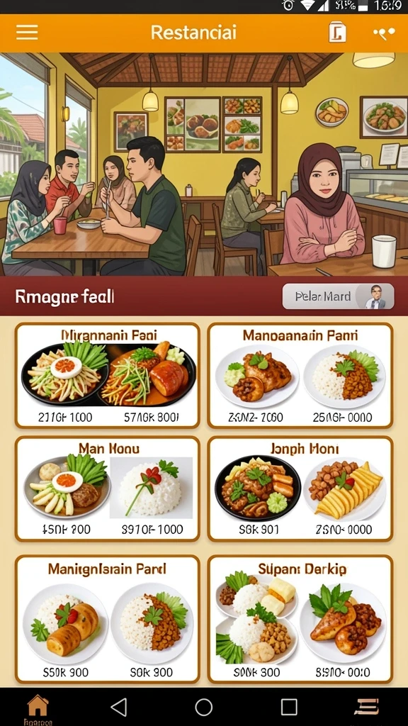 Tampilan antarmuka yang menarik dan mudah digunakan.