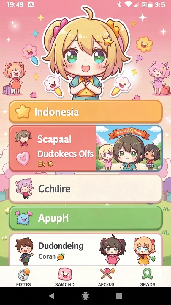 Antarmuka aplikasi yang menarik dan user-friendly.
