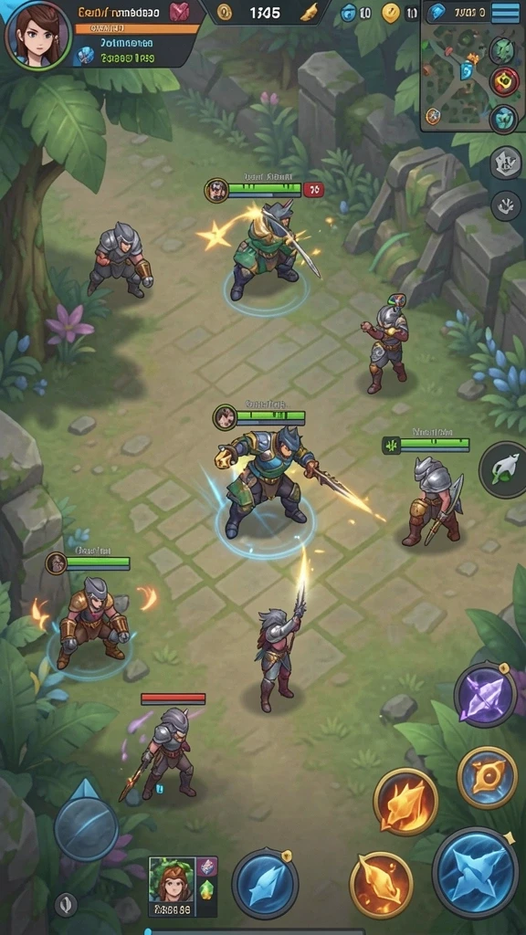 Tangkapan layar menunjukkan interaksi multiplayer antara pemain.