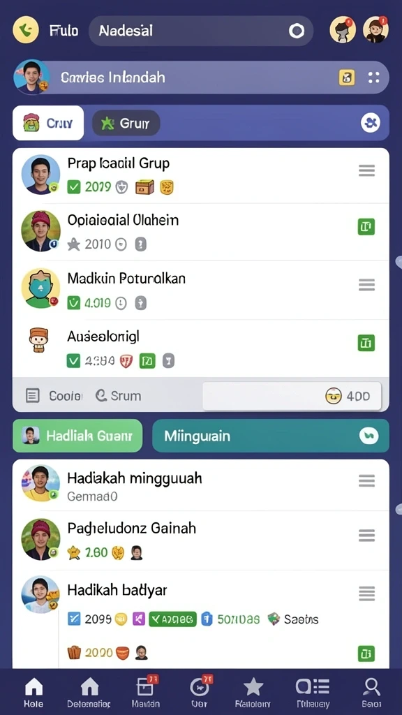 Tampilan antarmuka yang menarik dan user-friendly.