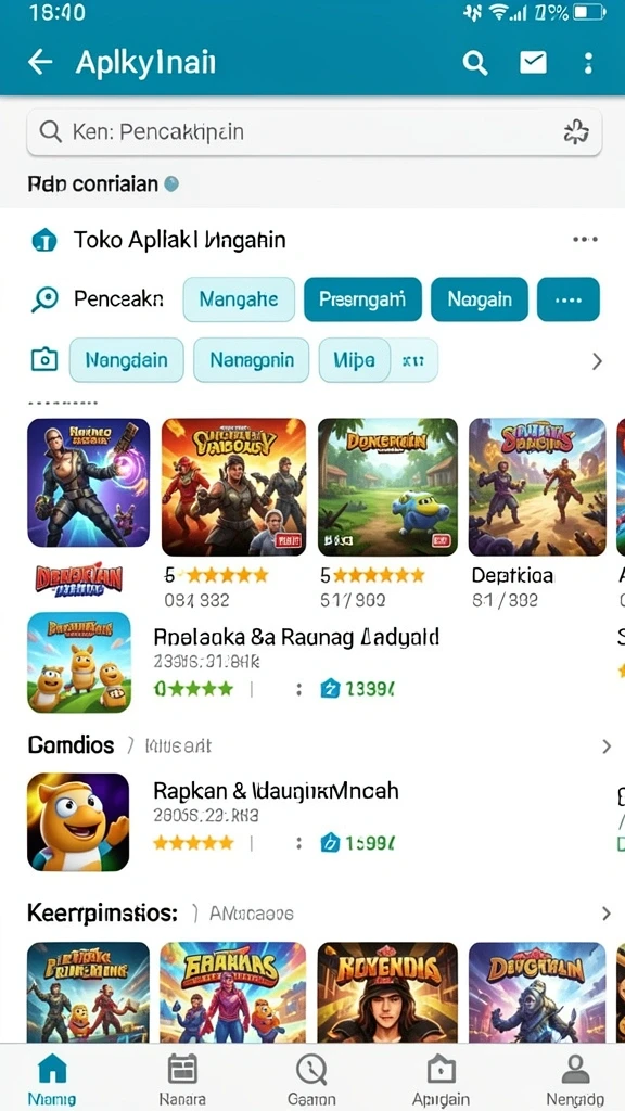 Karakter unik yang bisa kamu pilih untuk bermain.