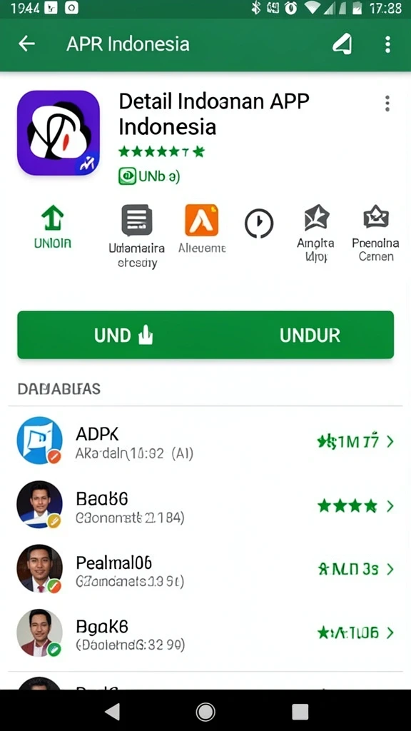 Tampilan awal yang memukau dan penuh warna.