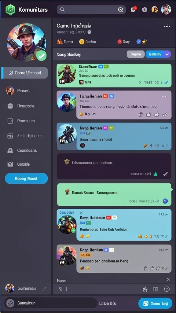 Karakter unik dengan berbagai kemampuan yang menarik.